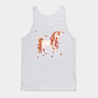 Lovely Pink Unicorn Tank Top